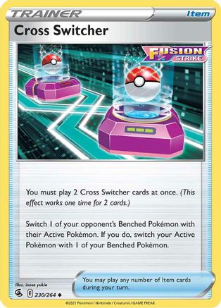 SWSH08 Fusion Strike  230/264 Cross Switcher  - Uncommon