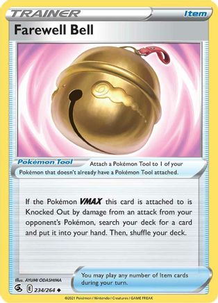SWSH08 Fusion Strike  234/264 Farewell Bell  - Uncommon