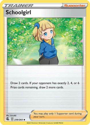 SWSH08 Fusion Strike  239/264 Schoolgirl  - Uncommon