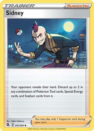 SWSH08 Fusion Strike  241/264 Sidney  - Uncommon