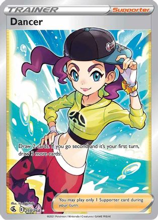 SWSH08 Fusion Strike  259/264 Dancer (Full Art)  - Holofoil - Ultra Rare
