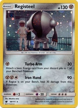SM Promos  068/111 Registeel  - Holofoil - Promo