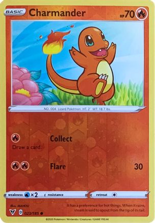 Miscellaneous Cards & Products  023/185 Charmander  - Reverse Holofoil - Promo