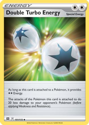 SWSH09 Brilliant Stars  151/172 Double Turbo Energy  - Uncommon