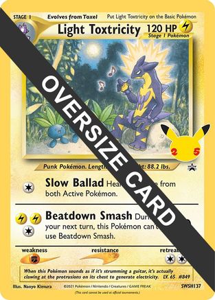 Jumbo Cards  Light Toxtricity - SWSH137  - Promo