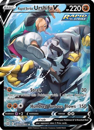 SWSH09 Brilliant Stars Trainer Gallery  TG20/TG30 Rapid Strike Urshifu V  - Holofoil - Ultra Rare