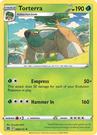 Deck Exclusives  008/172 Torterra  - Promo