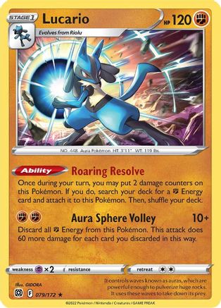 Deck Exclusives  079/172 Lucario  - Promo