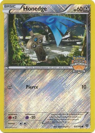 League & Championship Cards /146 Honedge 83/146 (Regional Championships) [Staff]  - Reverse Holofoil - Promo