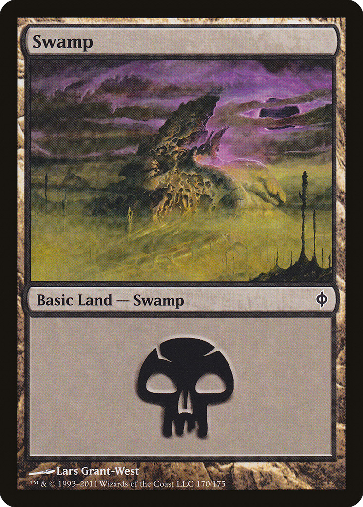 New Phyrexia - (NPH-170) - Swamp (170) Foil