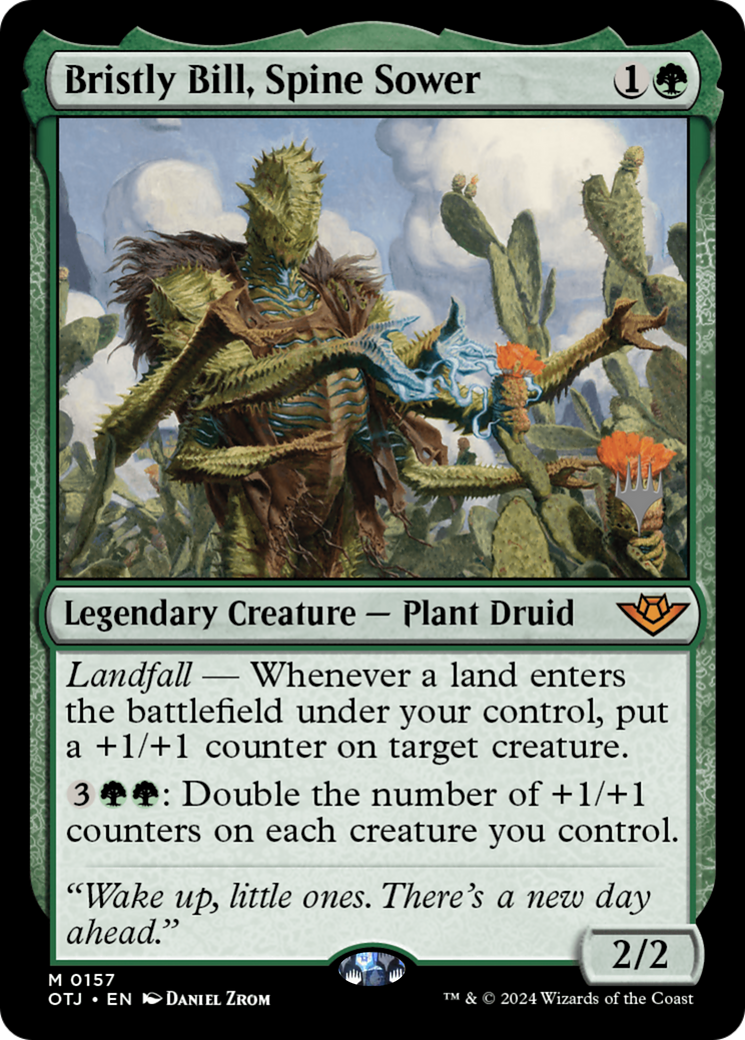 Outlaws of Thunder Junction Promos - (PPOTJ-157) - Bristly Bill, Spine Sower