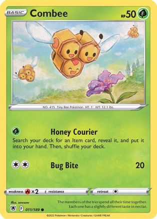 SWSH10 Astral Radiance  011/189 Combee  - Common