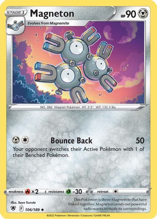 SWSH10 Astral Radiance  106/189 Magneton  - Uncommon
