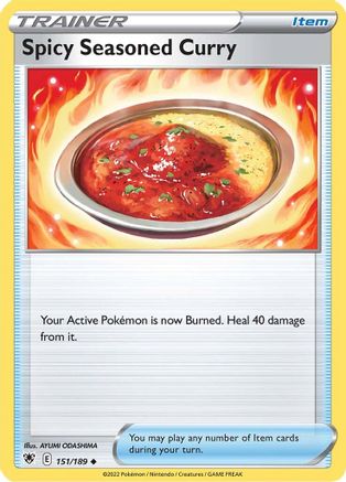 SWSH10 Astral Radiance  151/189 Spicy Seasoned Curry  - Reverse Holofoil - Uncommon
