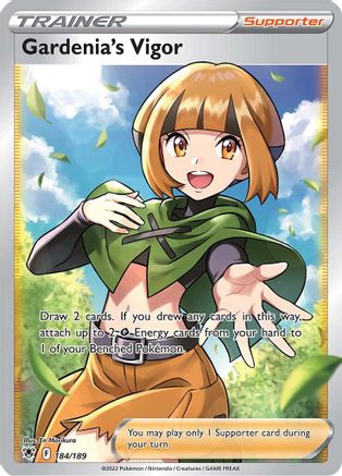 SWSH10 Astral Radiance  184/189 Gardenia's Vigor (Full Art)  - Holofoil - Ultra Rare