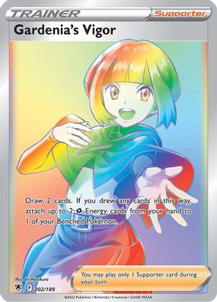 SWSH10 Astral Radiance  202/189 Gardenia's Vigor (Secret)  - Holofoil - Secret Rare