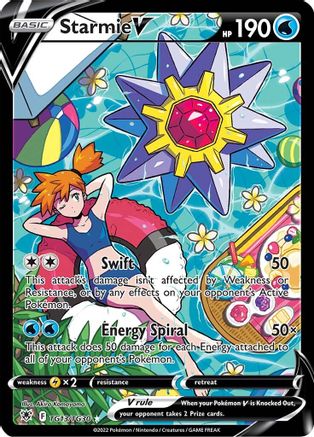SWSH10 Astral Radiance Trainer Gallery  TG13/TG30 Starmie V  - Holofoil - Ultra Rare