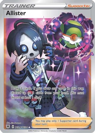 SWSH10 Astral Radiance Trainer Gallery  TG24/TG30 Allister  - Holofoil - Ultra Rare