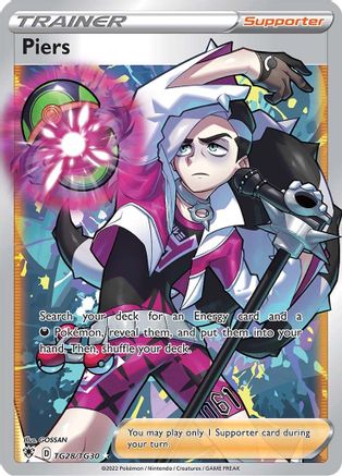 SWSH10 Astral Radiance Trainer Gallery  TG28/TG30 Piers  - Holofoil - Ultra Rare