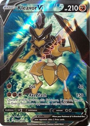 SWSH Sword & Shield Promo Cards  SWSH248 Kleavor V (Full Art)  - Holofoil - Promo