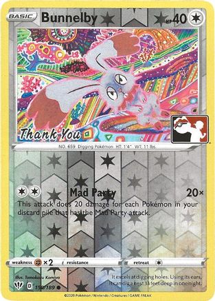 Miscellaneous Cards & Products  150/189 Bunnelby  - Reverse Holofoil - Promo