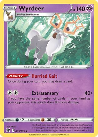Deck Exclusives  069/189 Wyrdeer  - Rare