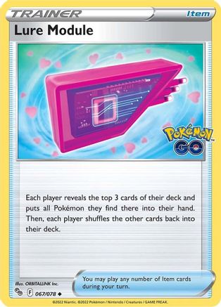 Pokemon GO  067/078 Lure Module  - Uncommon