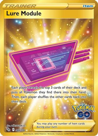 Pokemon GO  088/078 Lure Module (Secret)  - Holofoil - Secret Rare
