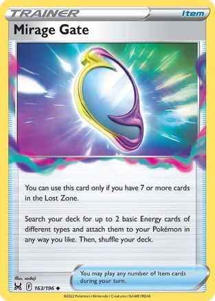 SWSH11 Lost Origin  163/196 Mirage Gate  - Reverse Holofoil - Uncommon