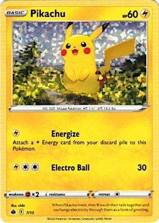 McDonalds Promos 2022  007/015 Pikachu  - Holofoil - Promo