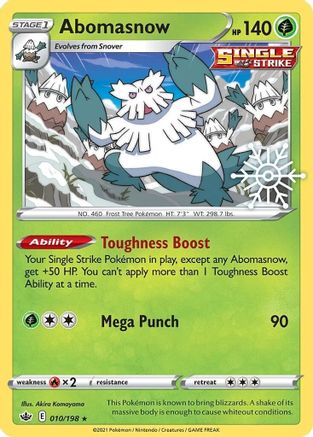 Miscellaneous Cards & Products  010/198 Abomasnow  - Holofoil - Promo