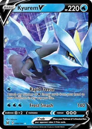 SWSH11 Lost Origin  048/196 Kyurem V  - Holofoil - Ultra Rare