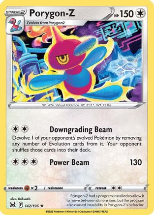SWSH11 Lost Origin  142/196 Porygon-Z  - Rare