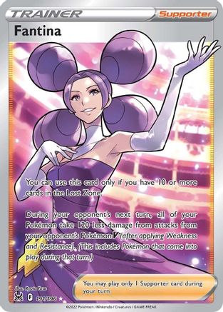 SWSH11 Lost Origin  191/196 Fantina (Full Art)  - Holofoil - Ultra Rare
