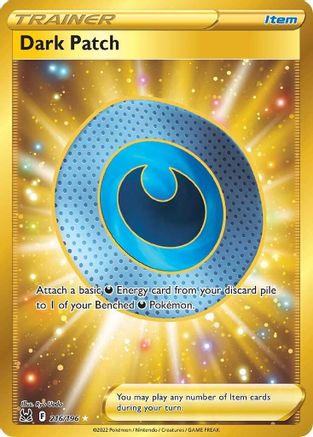 SWSH11 Lost Origin  216/196 Dark Patch (Secret)  - Holofoil - Secret Rare