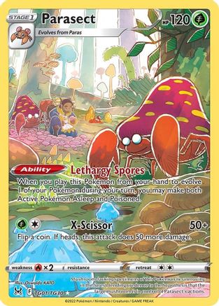 SWSH11 Lost Origin Trainer Gallery  TG01/TG30 Parasect  - Holofoil - Ultra Rare