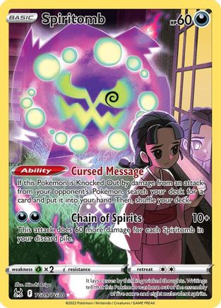 SWSH11 Lost Origin Trainer Gallery  TG09/TG30 Spiritomb  - Holofoil - Ultra Rare