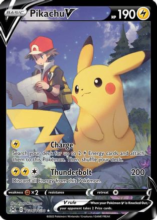 SWSH11 Lost Origin Trainer Gallery  TG16/TG30 Pikachu V  - Holofoil - Ultra Rare