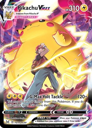 SWSH11 Lost Origin Trainer Gallery  TG17/TG30 Pikachu VMAX  - Holofoil - Ultra Rare