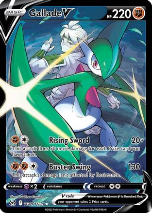 SWSH11 Lost Origin Trainer Gallery  TG19/TG30 Gallade V  - Holofoil - Ultra Rare