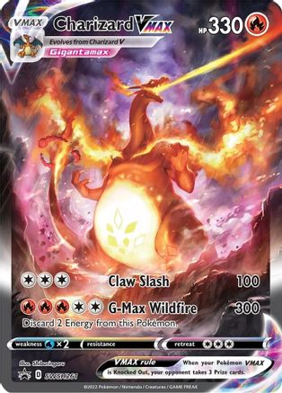 SWSH Sword & Shield Promo Cards  SWSH261 Charizard VMAX  - Holofoil - Promo