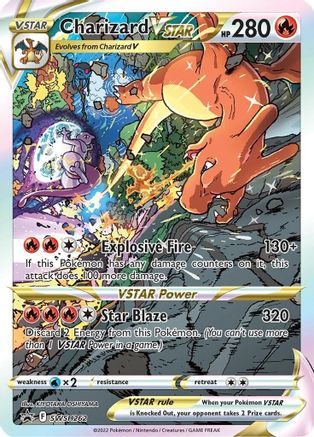 SWSH Sword & Shield Promo Cards  SWSH262 Charizard VSTAR  - Holofoil - Promo