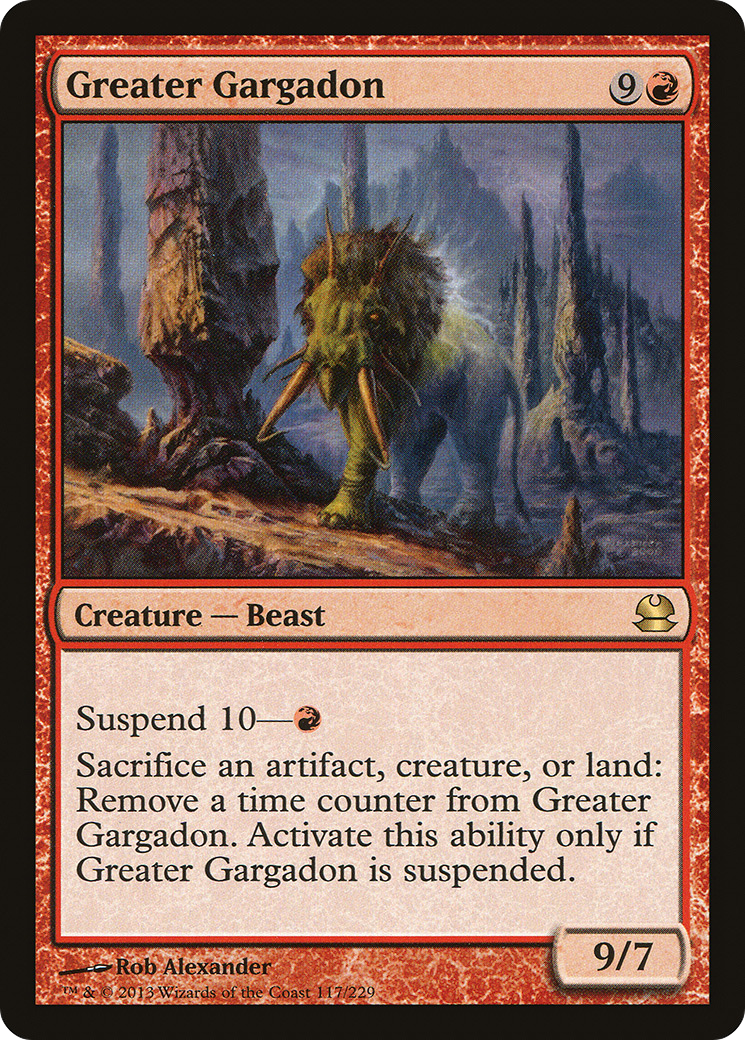 Modern Masters - (MMA-117) - Greater Gargadon Foil