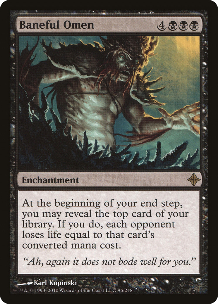 Rise of the Eldrazi - (ROE-096) - Baneful Omen