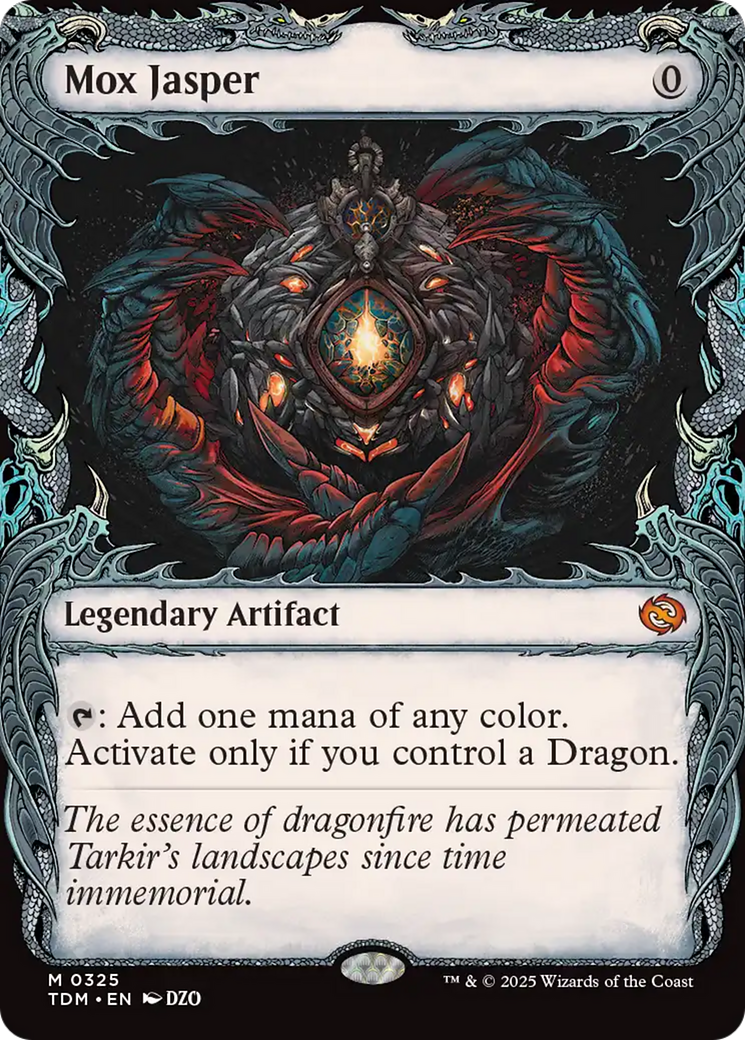 Tarkir: Dragonstorm - (TDM-325) - Mox Jasper (Showcase): (Showcase)