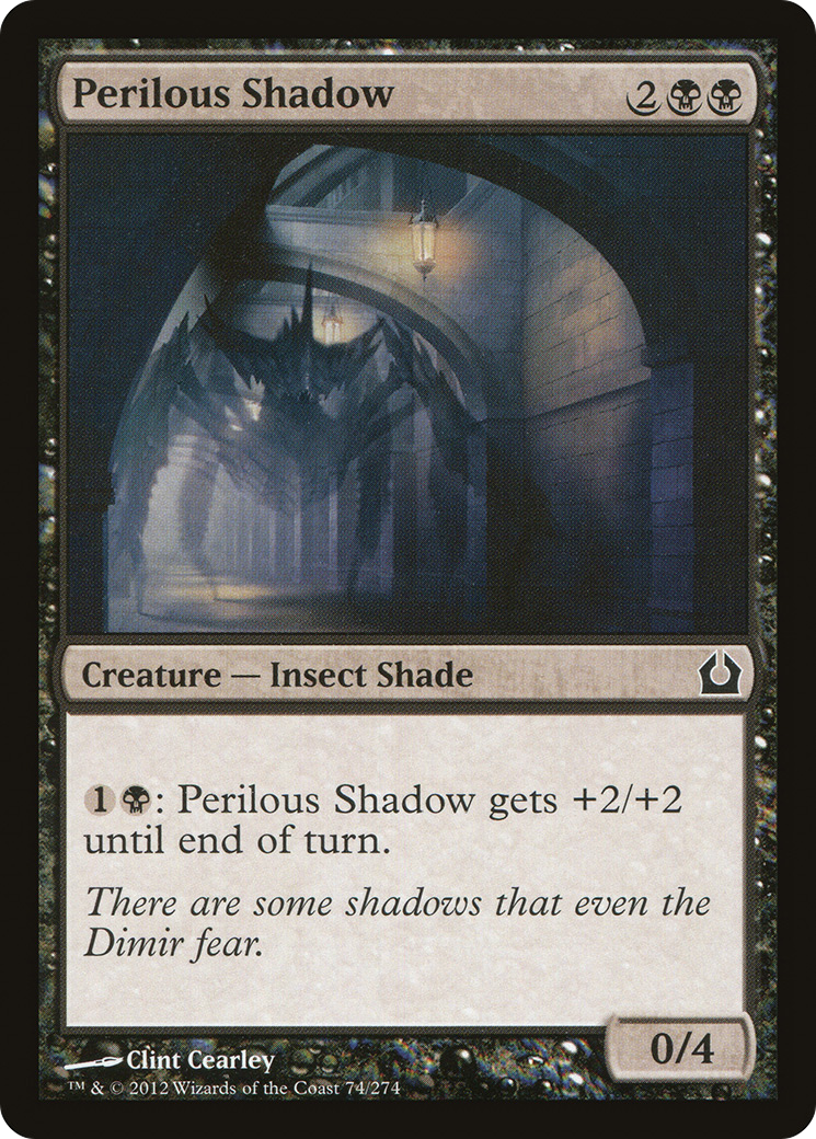 Return to Ravnica - (RTR-074) - Perilous Shadow Foil