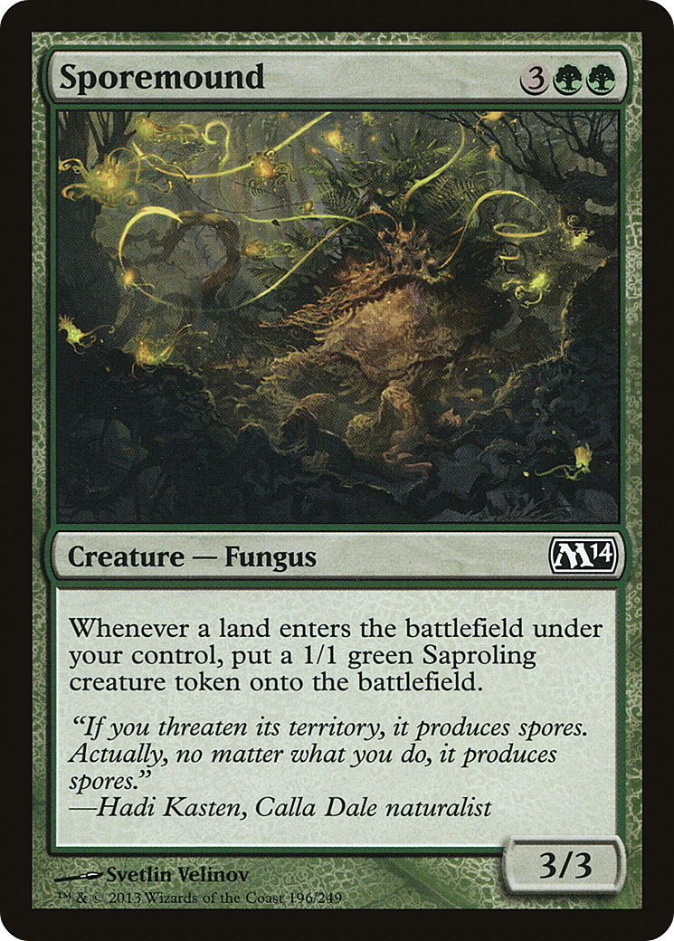 Magic 2014 - (M14-196) - Sporemound Foil