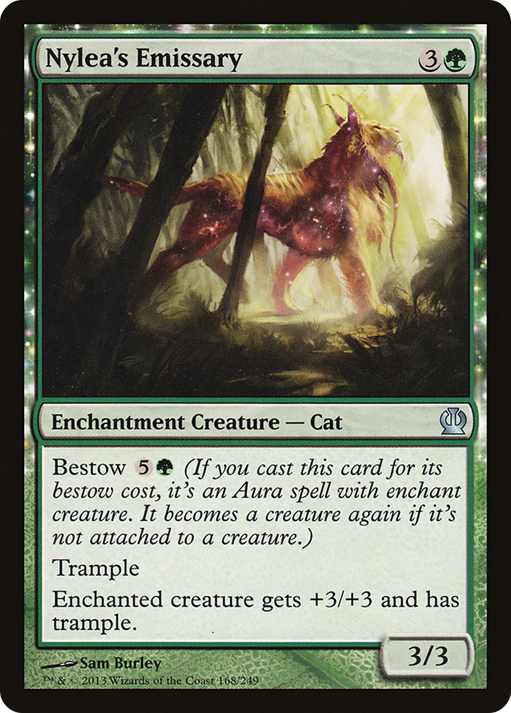 Theros - (THS-168) - Nylea's Emissary: (enchantment) Foil