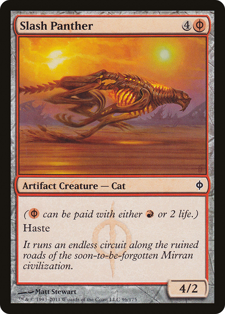 New Phyrexia - (NPH-096) - Slash Panther