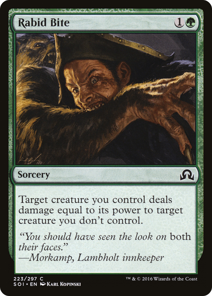 Shadows over Innistrad - (SOI-223) - Rabid Bite